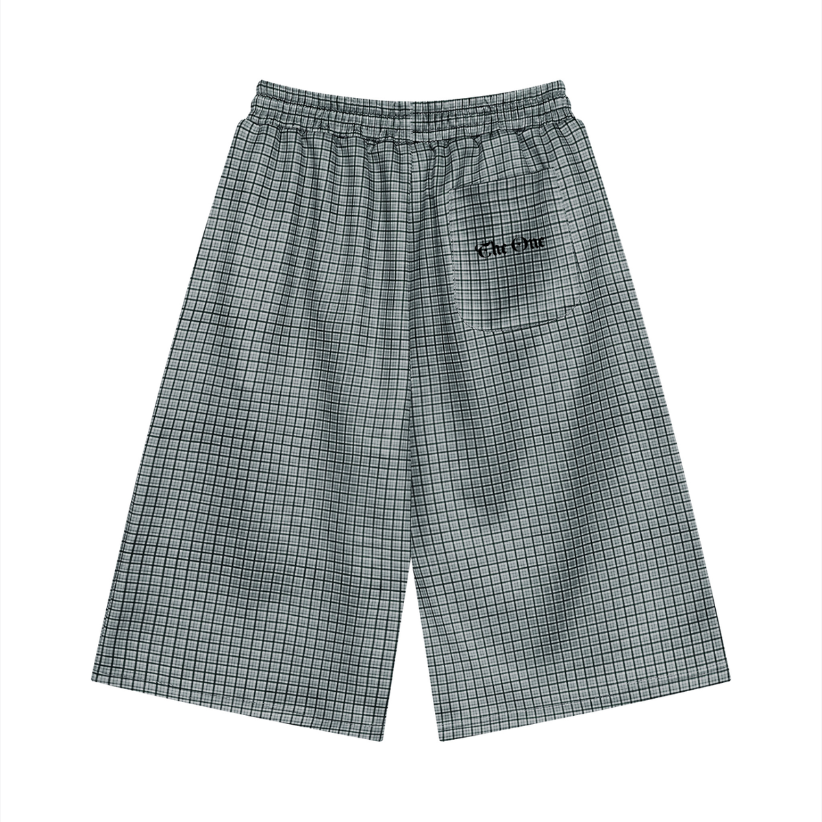 The One Plaid Drawstring Shorts