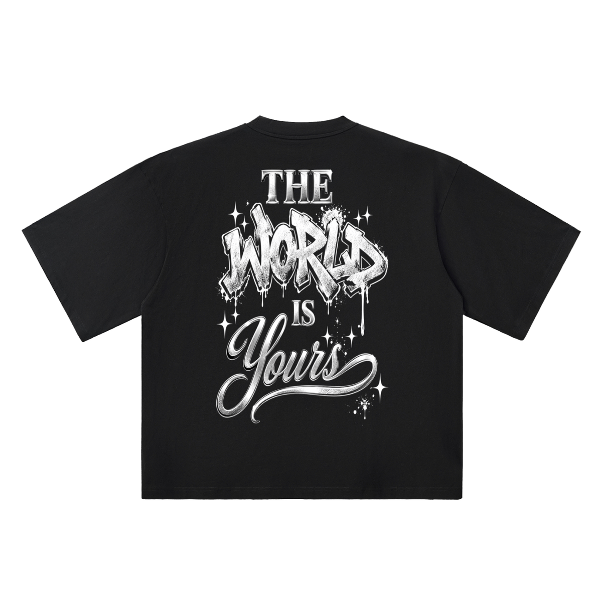 The World is Your Oversized Drop-Shoulder T-Shirt