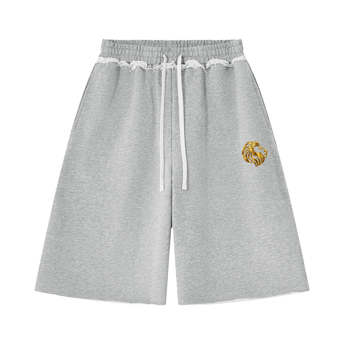 The One Pantalones Cortos Gruesos Bordes sin Rematar