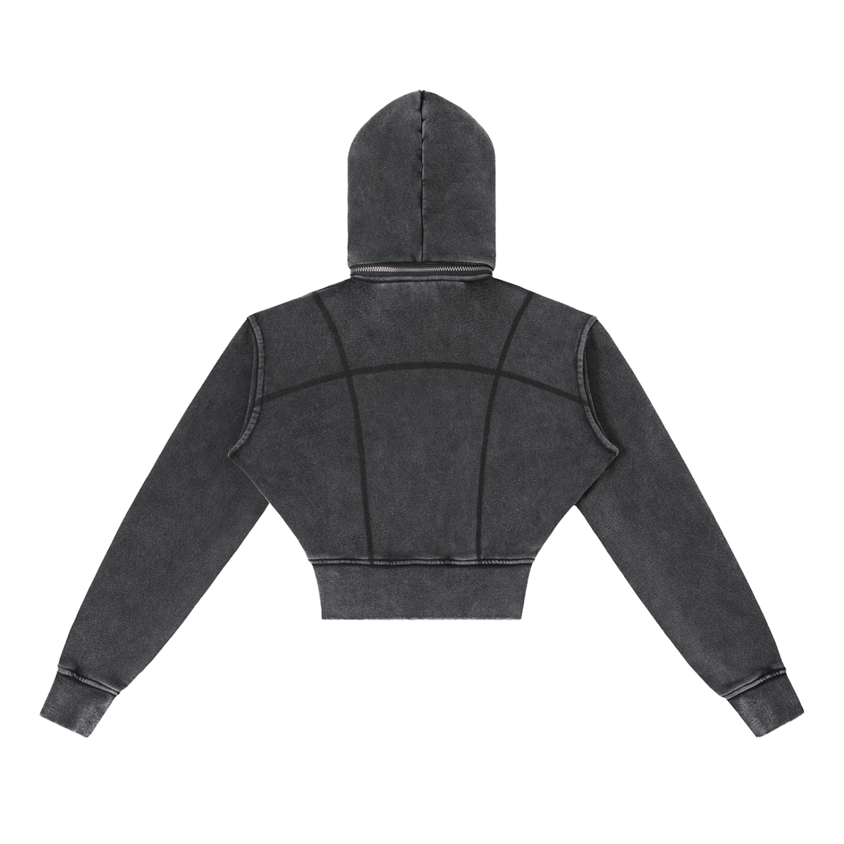 The One Sudadera con Capucha Corta Vintage