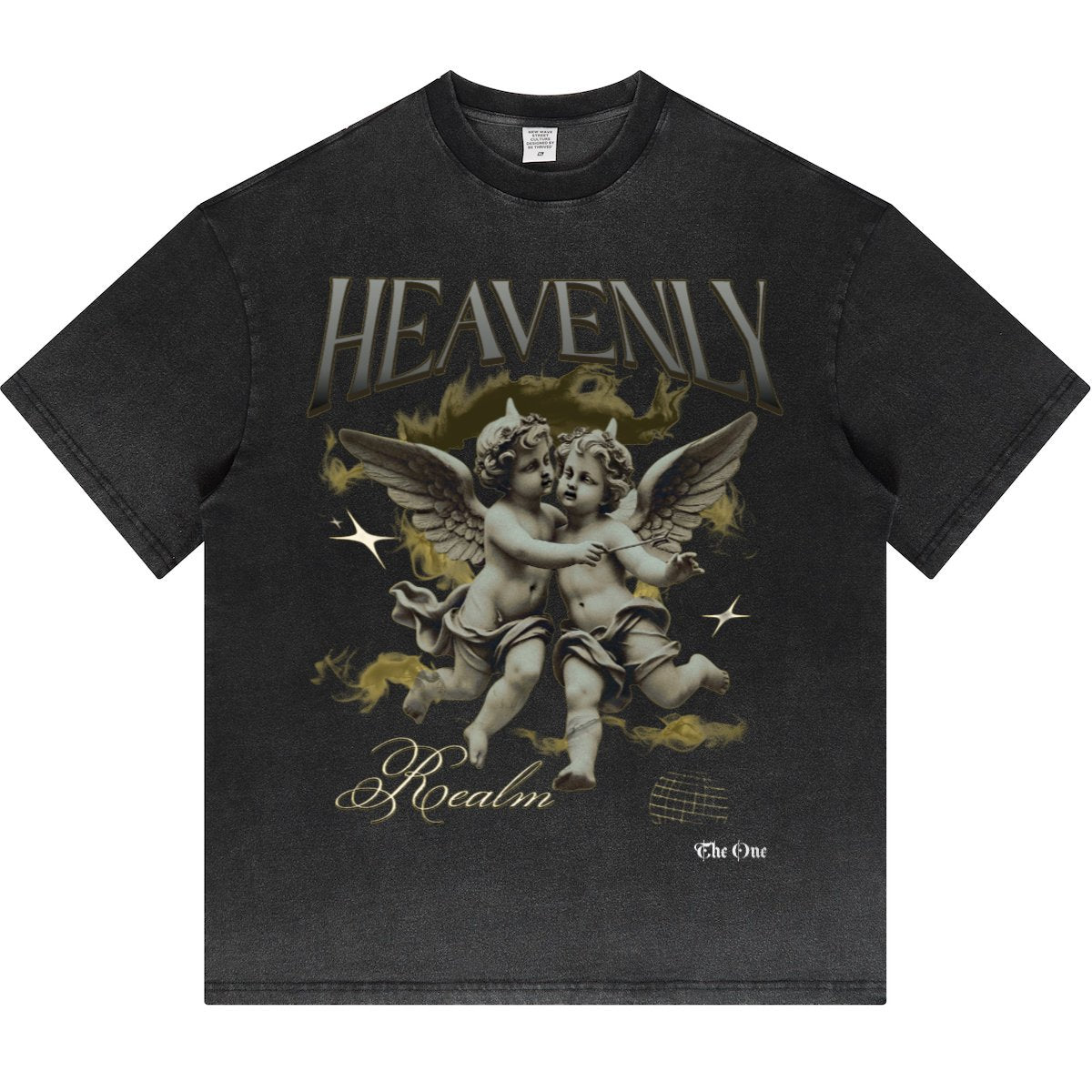 Havenly Heavyweight Washed Gradient Stir Fried T-shirt - The One PR
