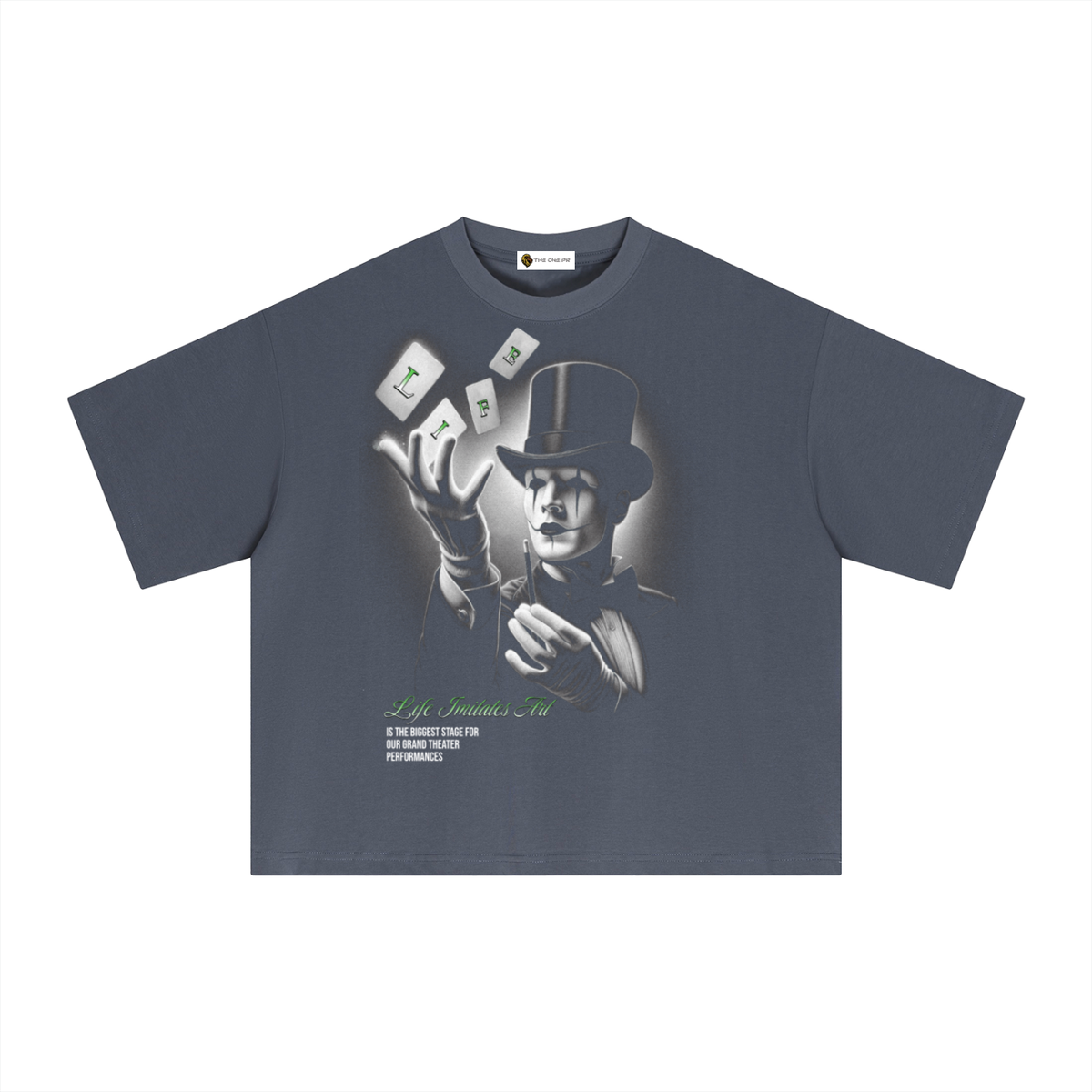 Life Imitates Art Camiseta Boxy