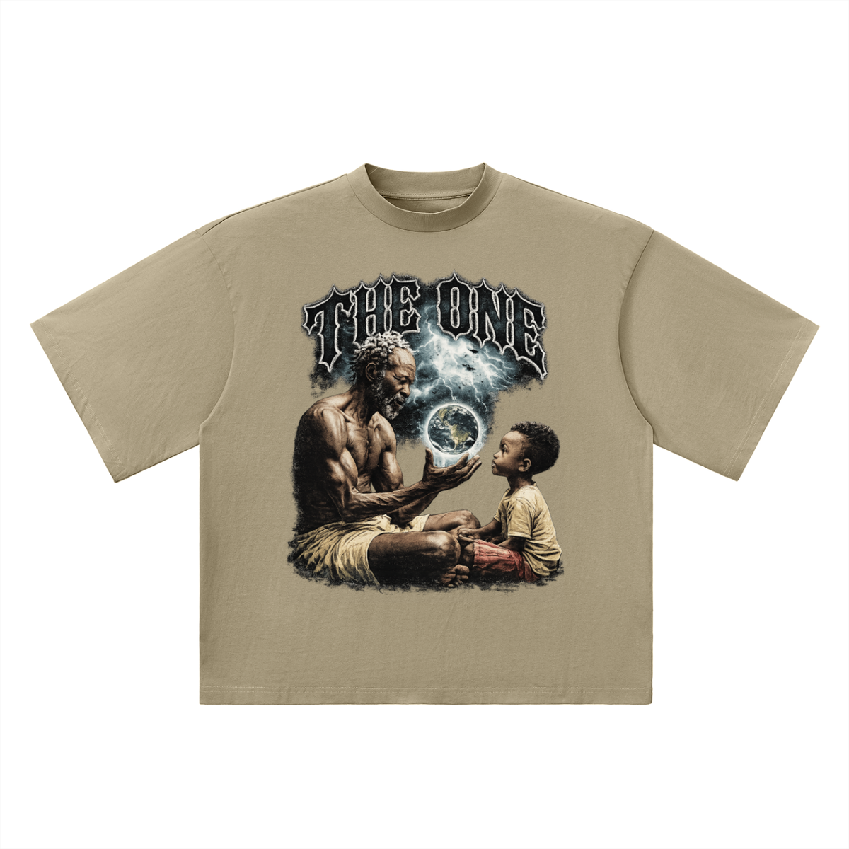 The World is Your Oversized Drop-Shoulder T-Shirt