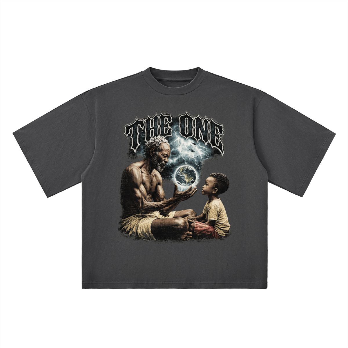 The World is Your Oversized Drop-Shoulder T-Shirt
