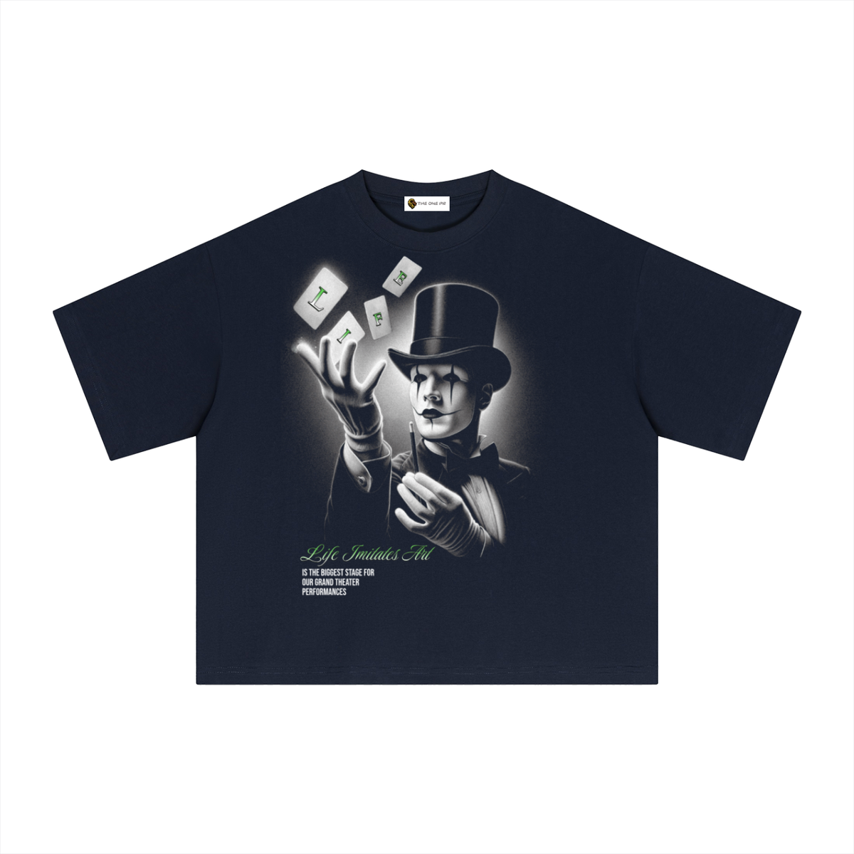 Life Imitates Art Camiseta Boxy