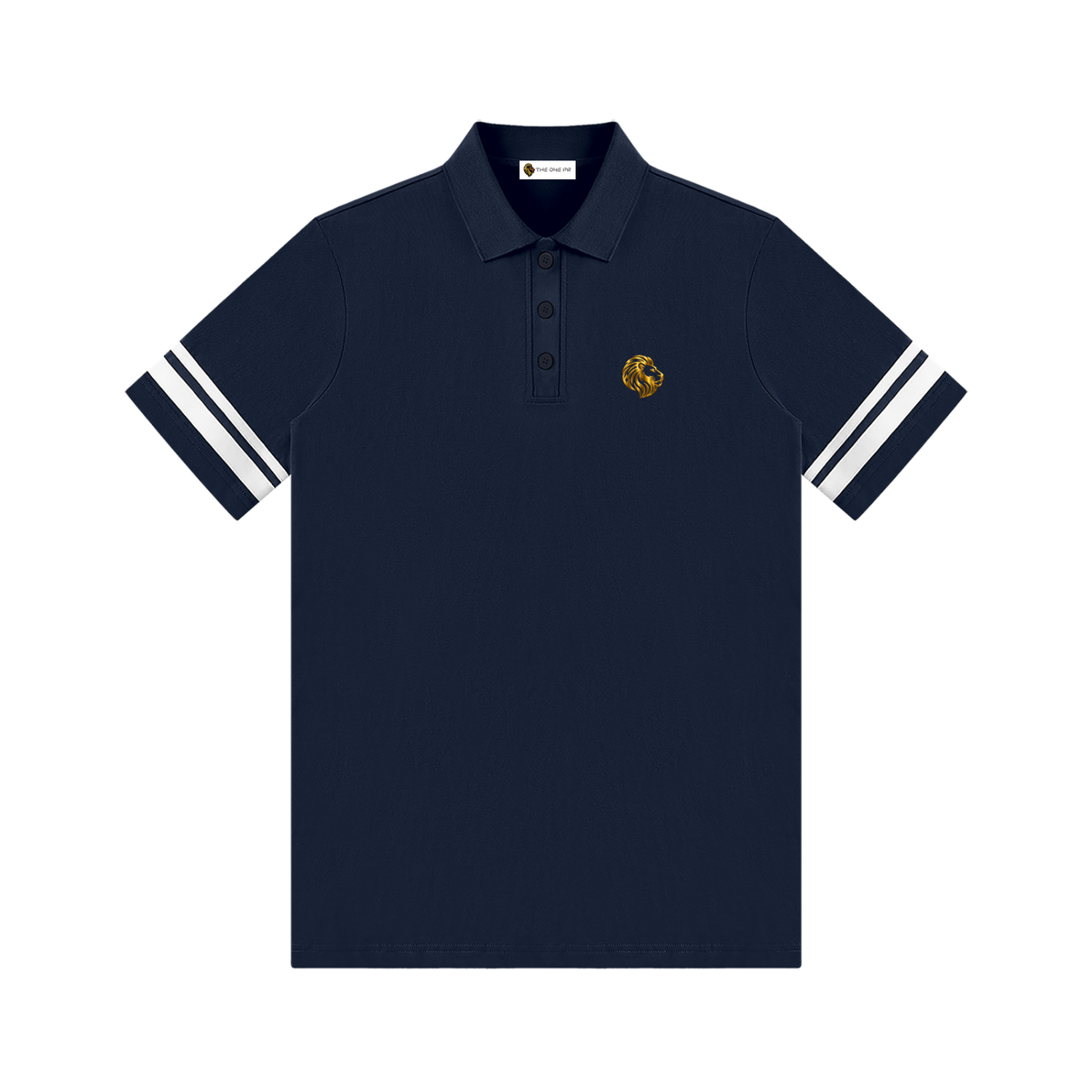 The One Vestido Polo Rayado Bloques de Color