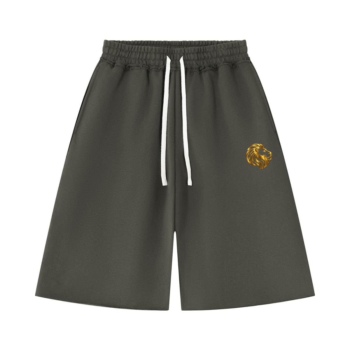 The One Pantalones Cortos Gruesos Bordes sin Rematar