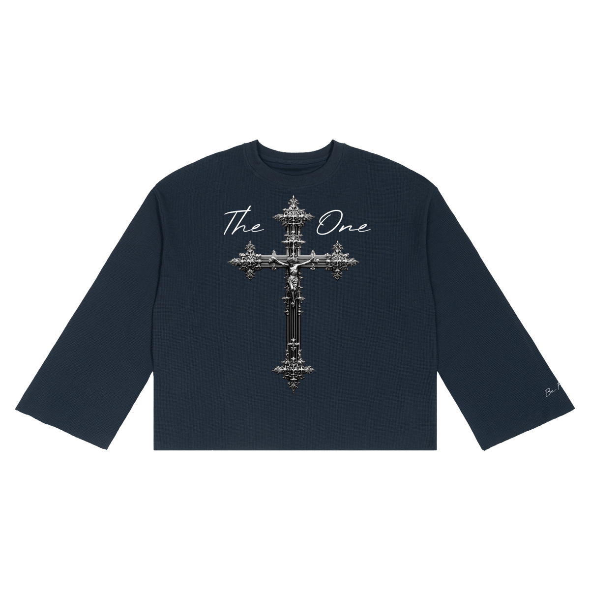 Only God Judge Me Camiseta Waffle Bordes sin Rematar