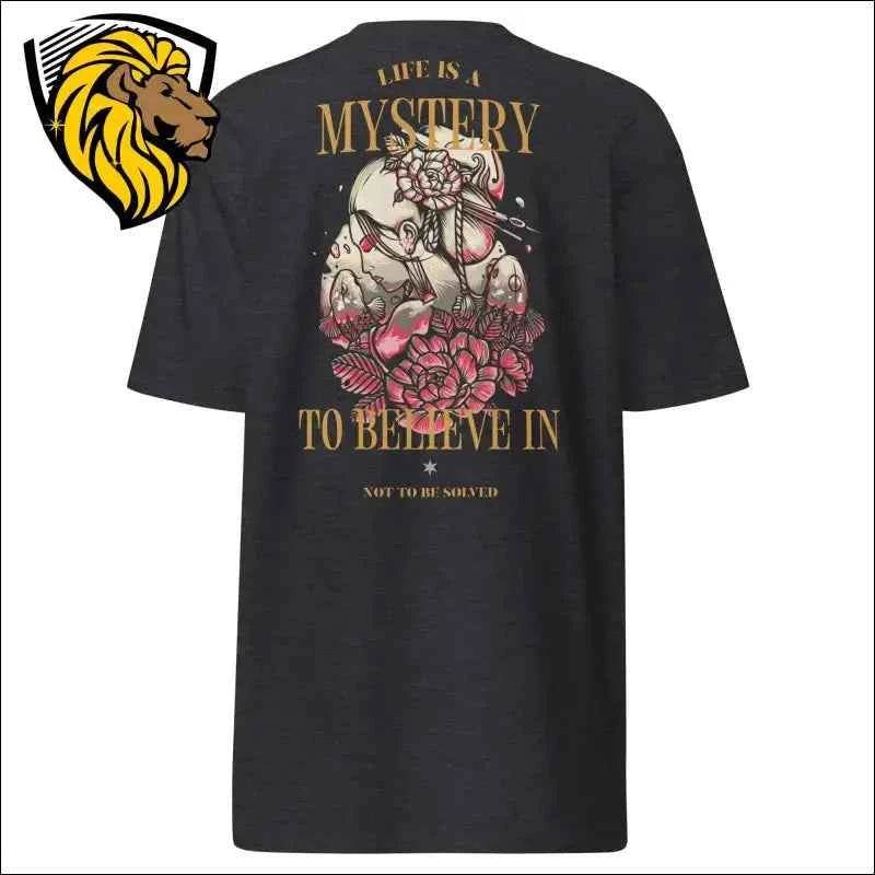Believe In T-Shirt: Black Cotton, Lion Logo, Versatile Style - The One PR