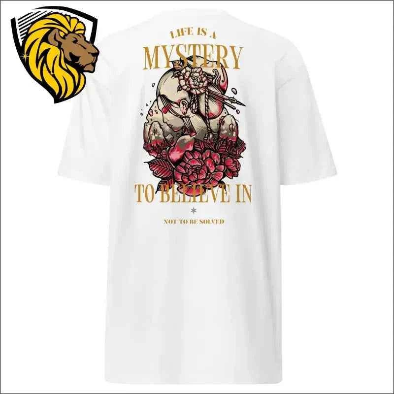 Believe In T-Shirt: Black Cotton, Lion Logo, Versatile Style - The One PR