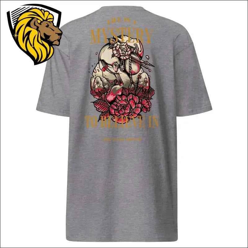 Believe In T-Shirt: Black Cotton, Lion Logo, Versatile Style - The One PR