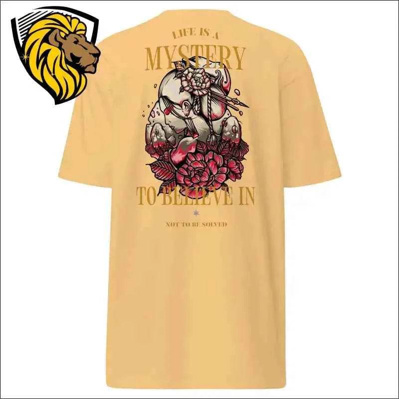 Believe In T-Shirt: Black Cotton, Lion Logo, Versatile Style - The One PR