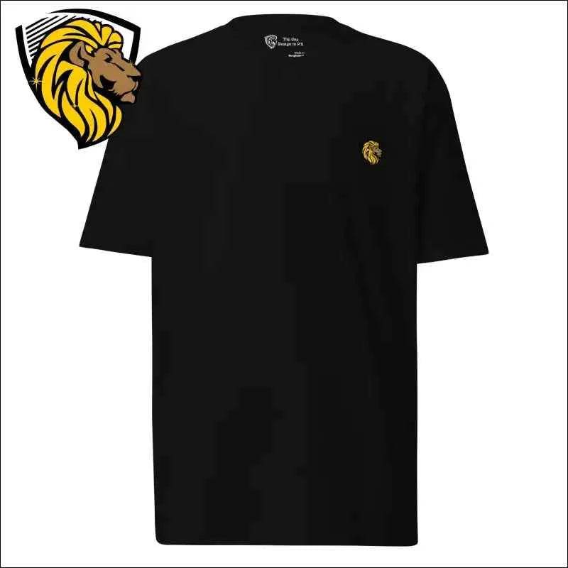 Believe In T-Shirt: Black Cotton, Lion Logo, Versatile Style - The One PR