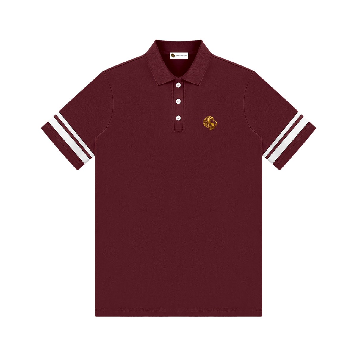 The One Vestido Polo Rayado Bloques de Color