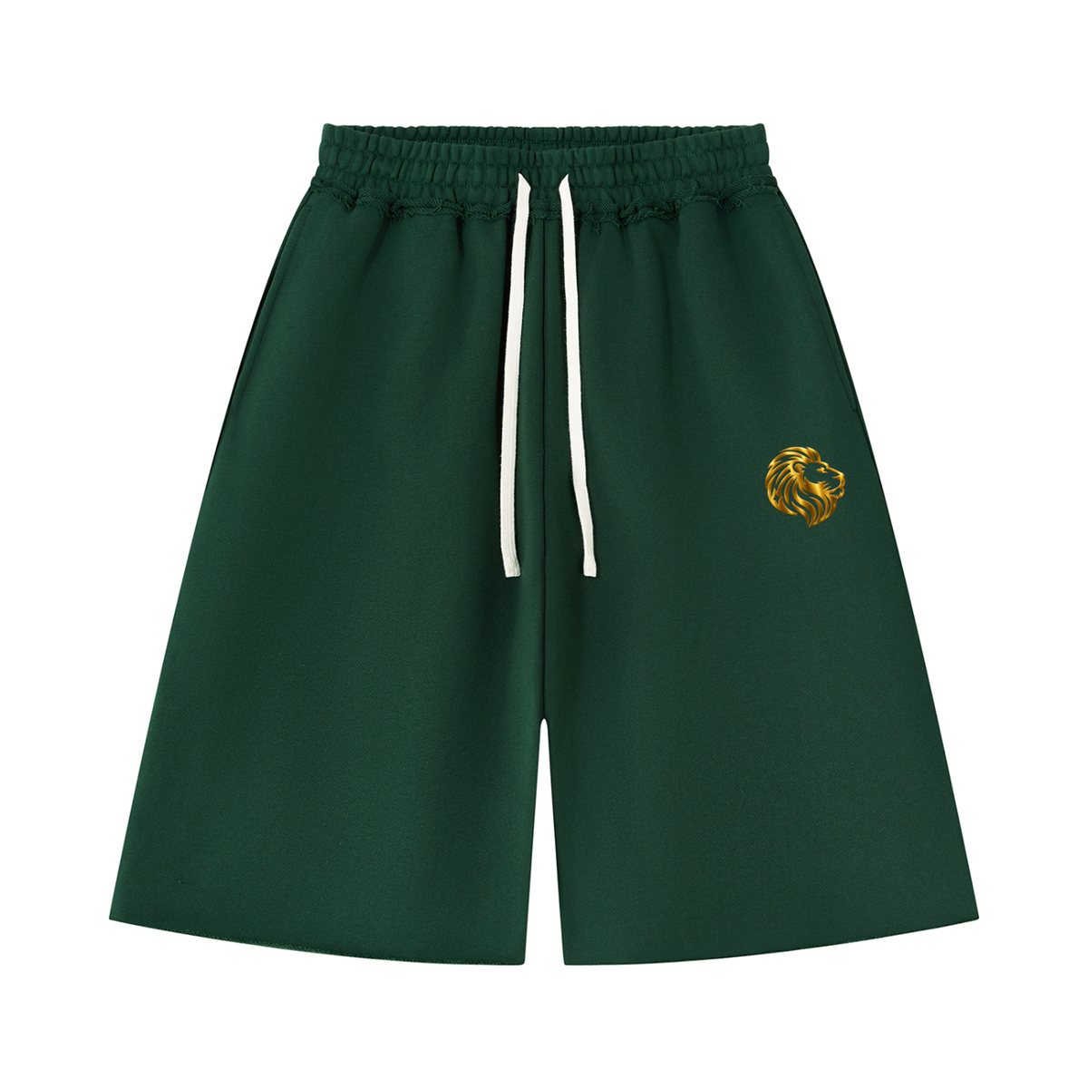 The One Pantalones Cortos Gruesos Bordes sin Rematar
