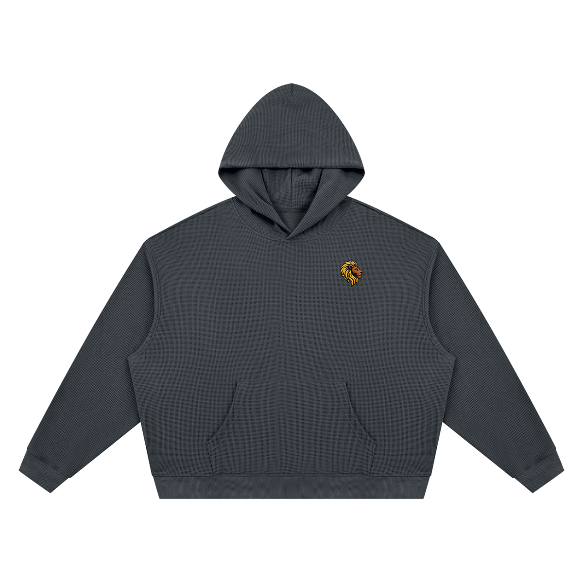 The One Sudadera con Capucha Waffle Boxy
