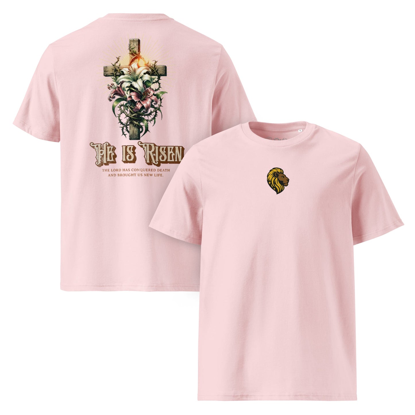 HE is Risen Tshirt The One PR HE is Risen T-Shirt - Organic, Medium Fit, Thoughtfully Made The One PR