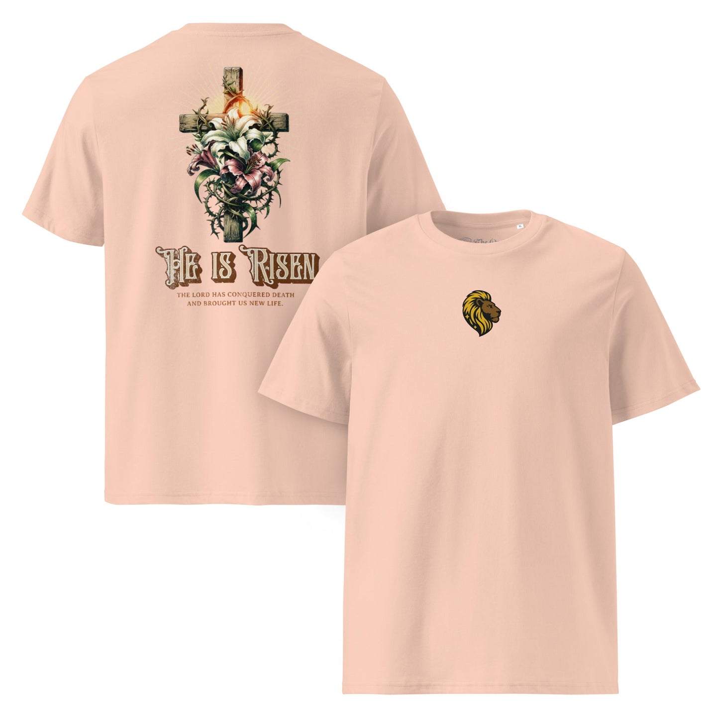 HE is Risen Tshirt The One PR HE is Risen T-Shirt - Organic, Medium Fit, Thoughtfully Made The One PR