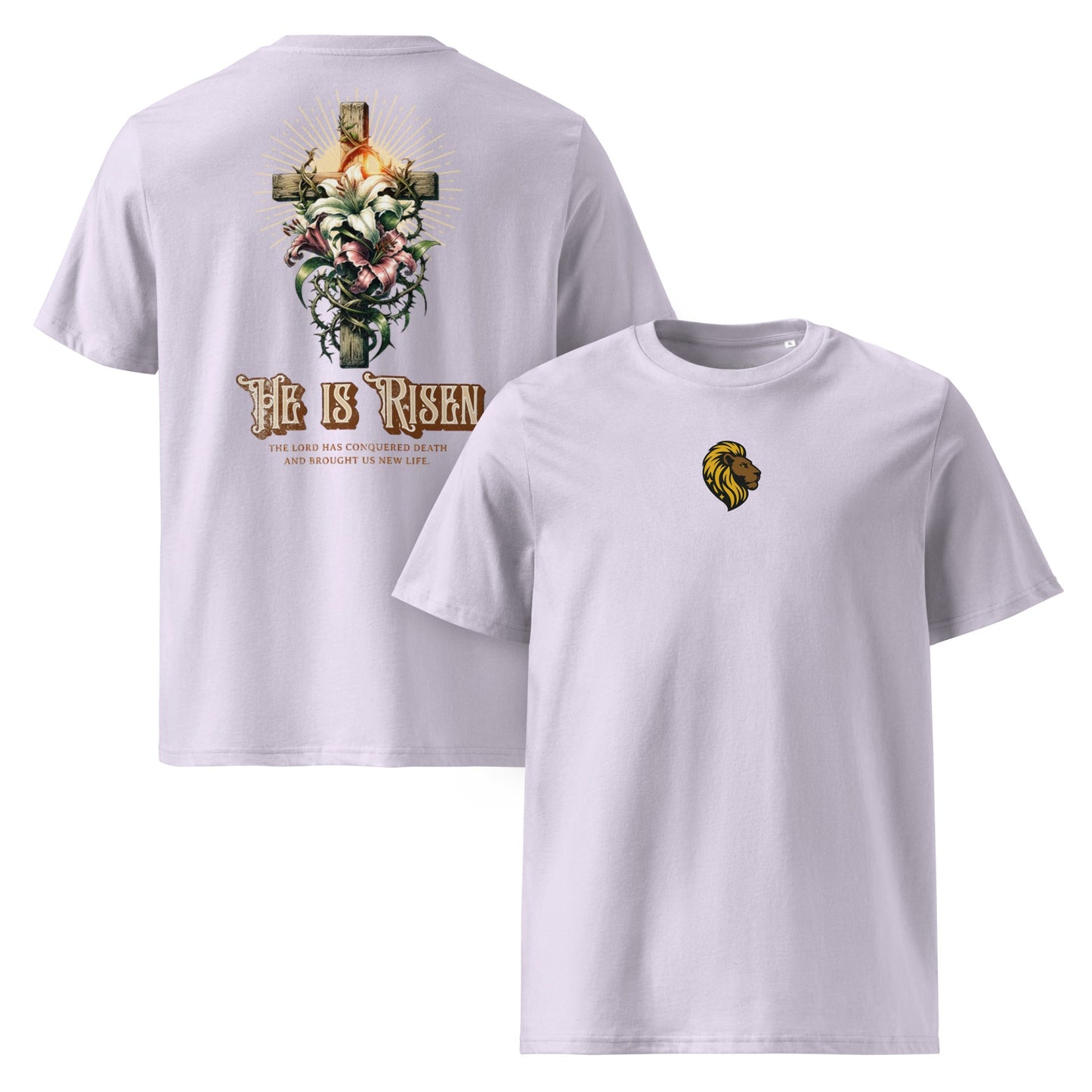 HE is Risen Tshirt The One PR HE is Risen T-Shirt - Organic, Medium Fit, Thoughtfully Made The One PR
