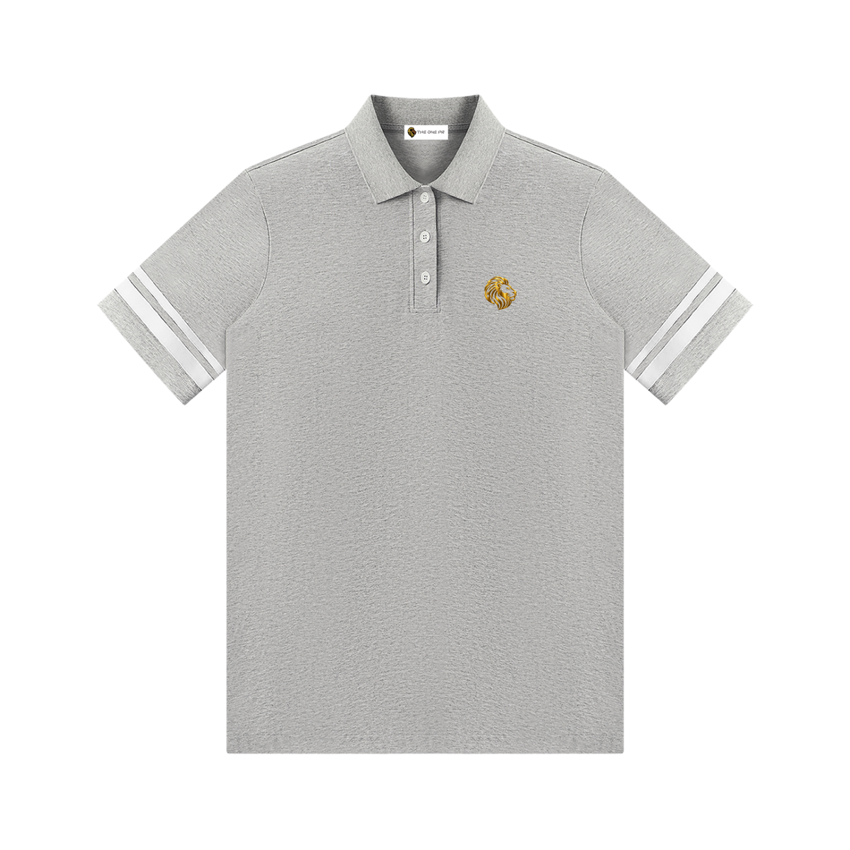 The One Vestido Polo Rayado Bloques de Color