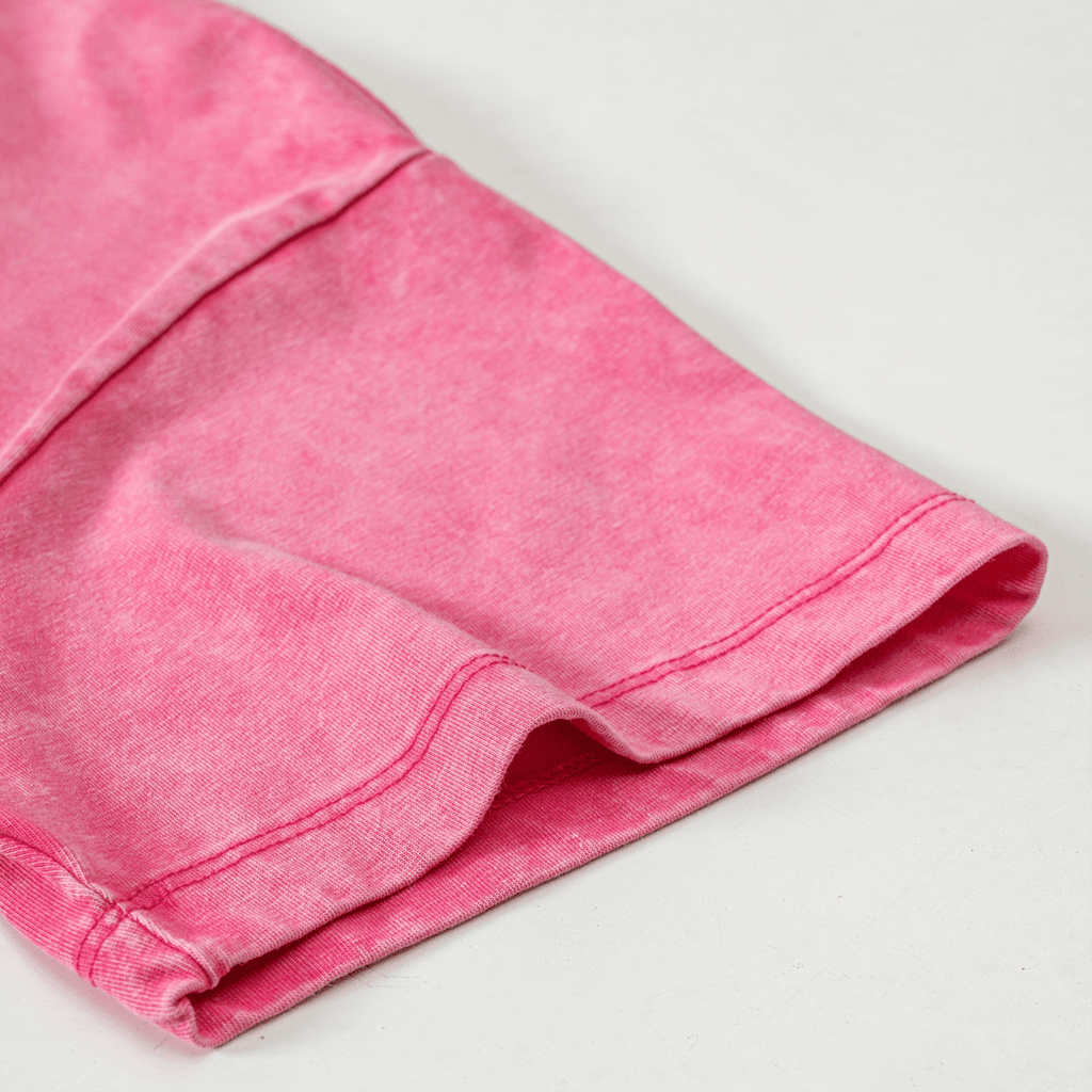 Heavyweight Washed Loose-Fit Cropped Crewneck T-Shirt