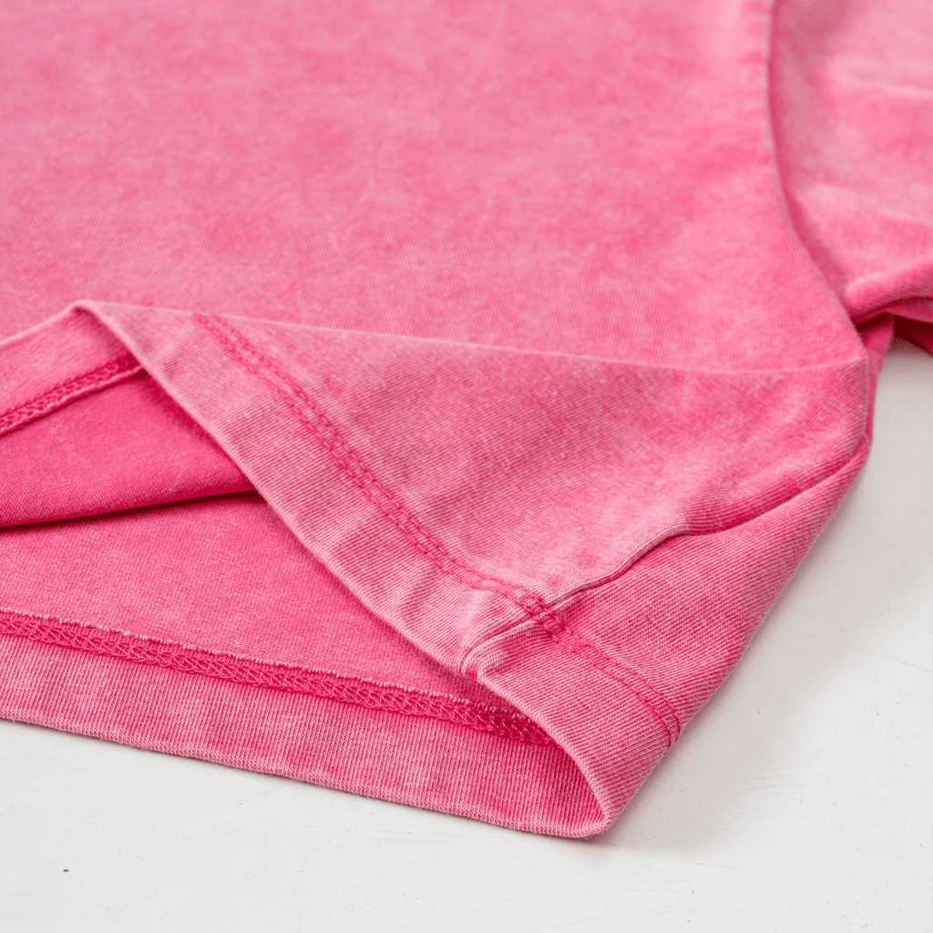 Heavyweight Washed Loose-Fit Cropped Crewneck T-Shirt