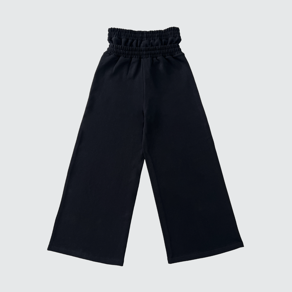 The One Heavyweight Double Waist Cotton French Terry Wide-Leg Sweatpants