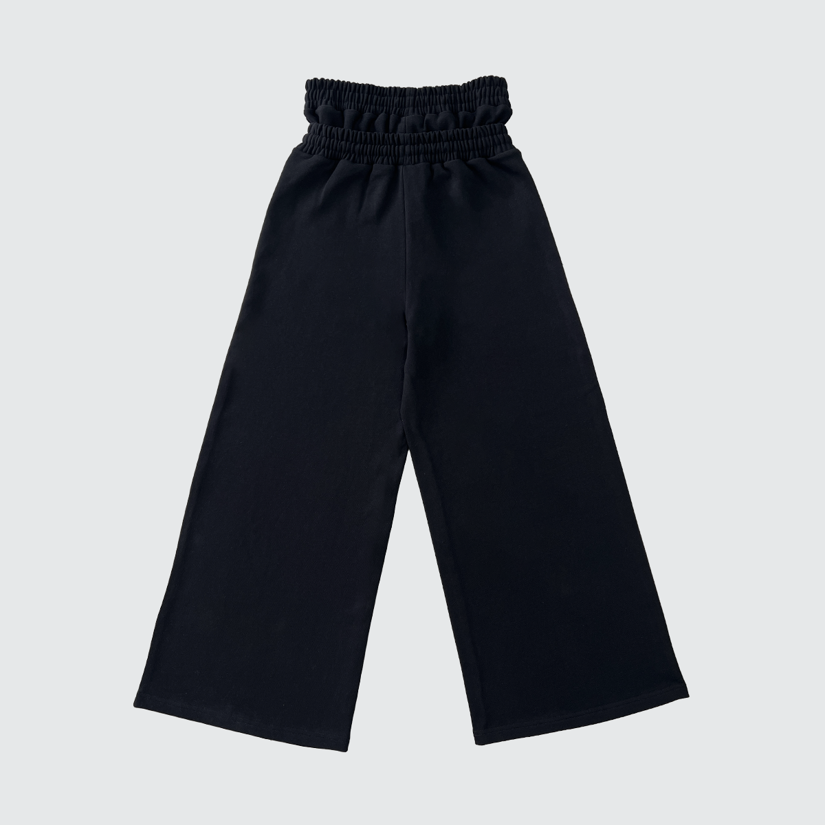 The One Heavyweight Double Waist Cotton French Terry Wide-Leg Sweatpants