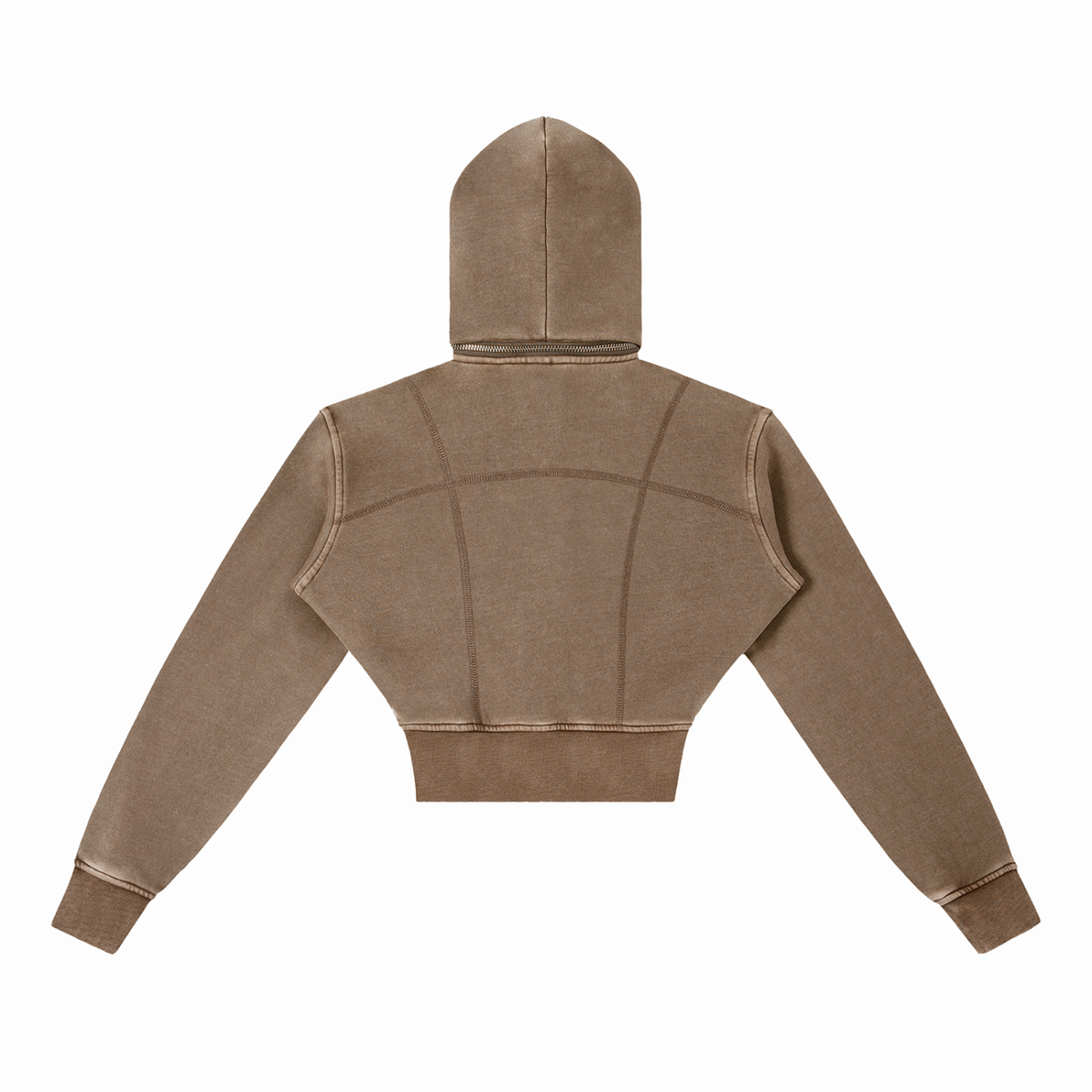The One Sudadera con Capucha Corta Vintage