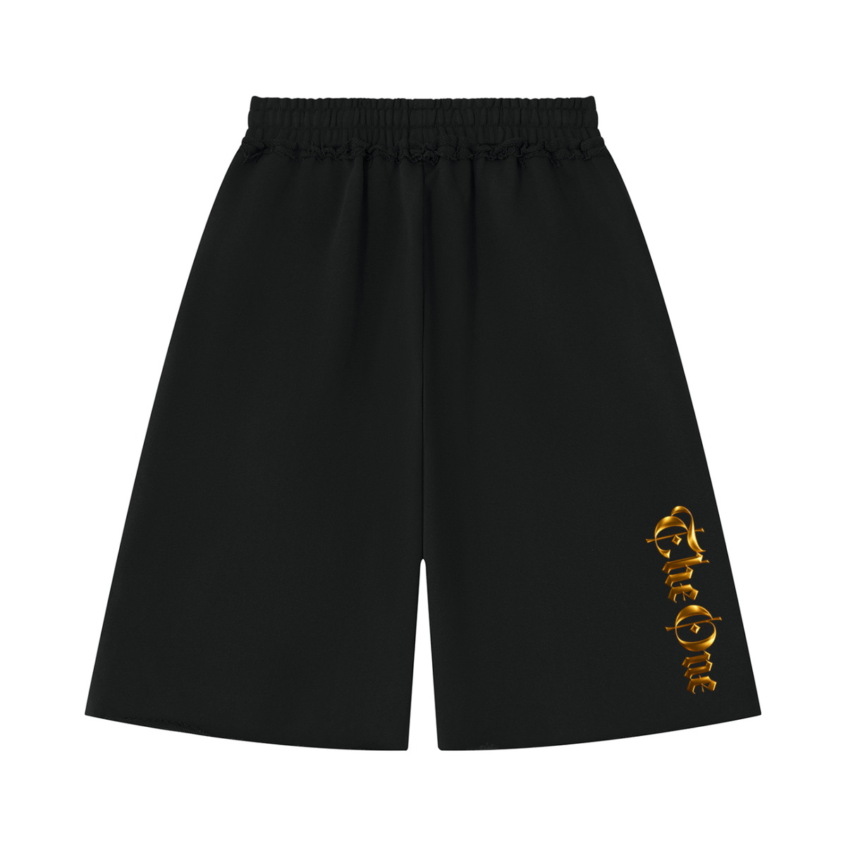 The One Pantalones Cortos Gruesos Bordes sin Rematar