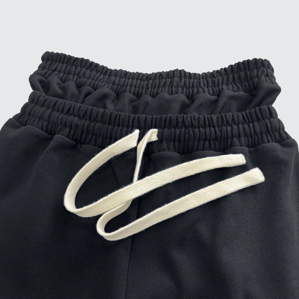 The One Heavyweight Double Waist Cotton French Terry Wide-Leg Sweatpants