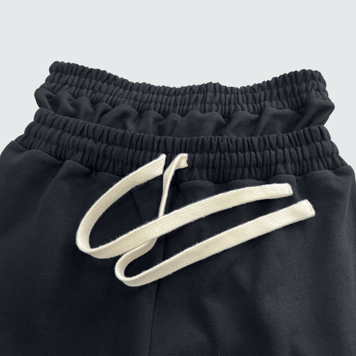 The One Heavyweight Double Waist Cotton French Terry Wide-Leg Sweatpants