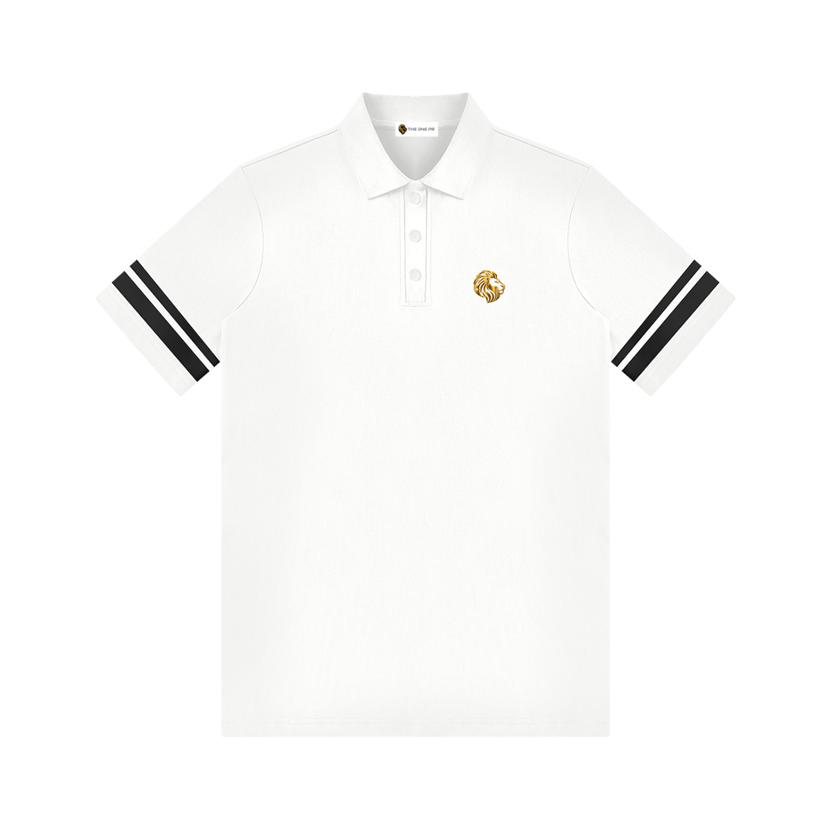 The One Vestido Polo Rayado Bloques de Color