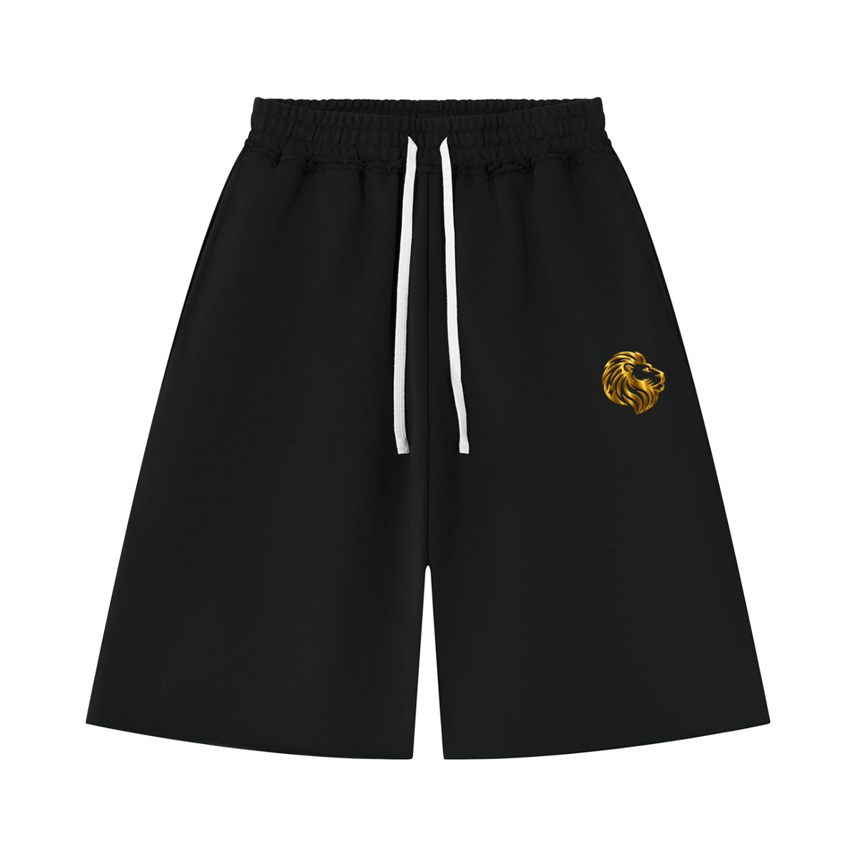 The One Pantalones Cortos Gruesos Bordes sin Rematar