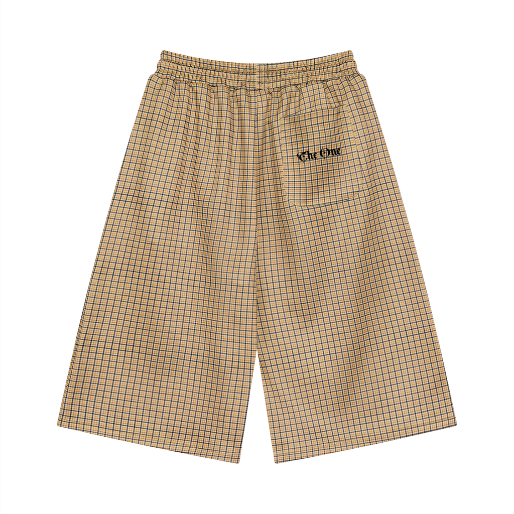 The One Plaid Drawstring Shorts