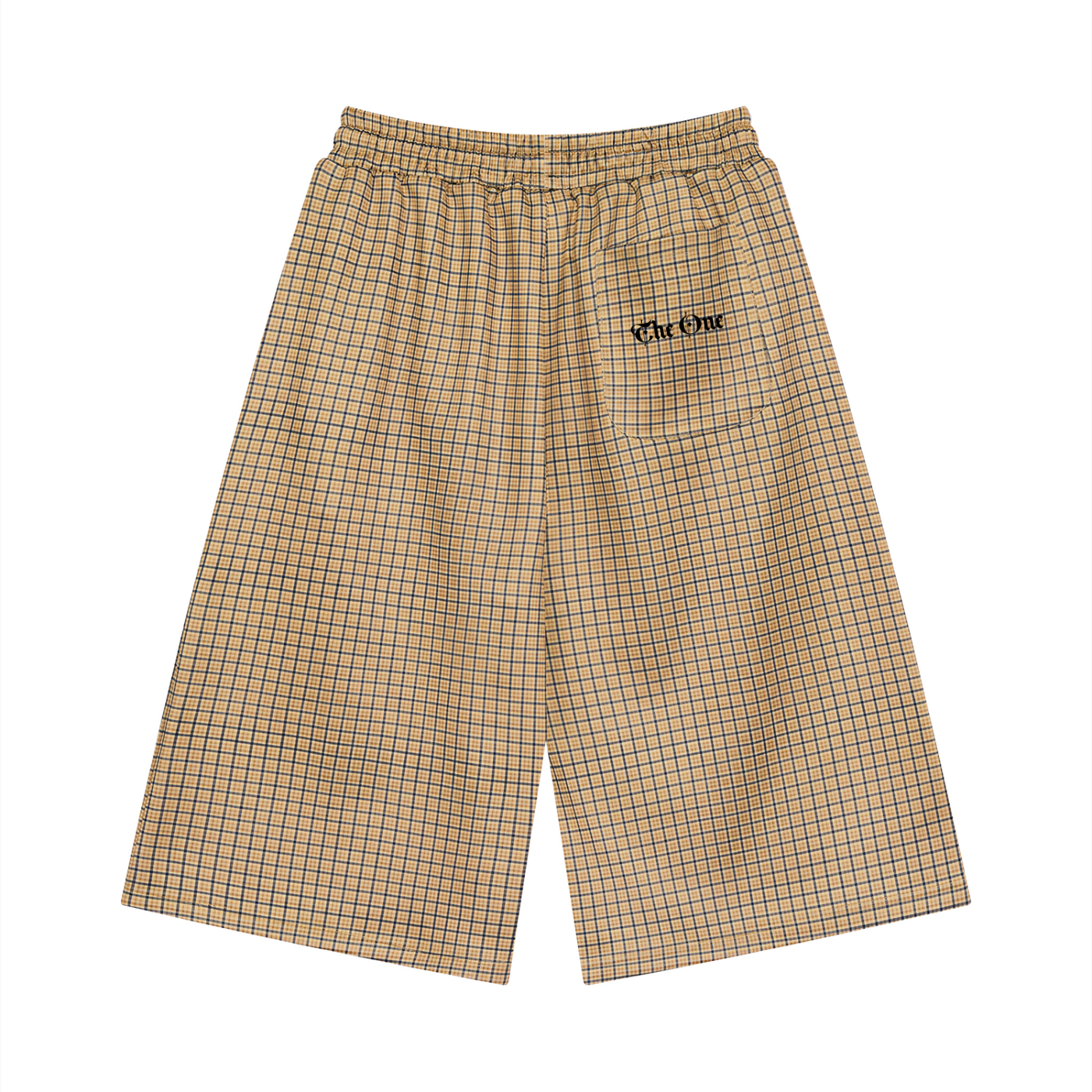 The One Plaid Drawstring Shorts
