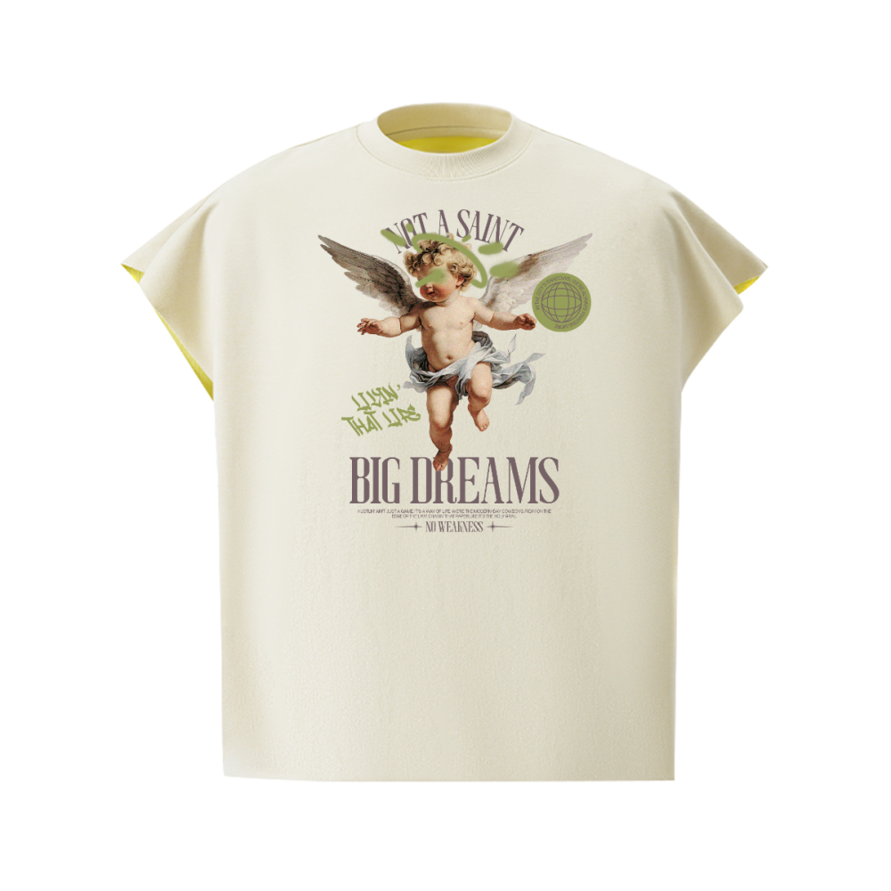 Unisex Heavyweight Boxy Fit Cropped T-Shirt