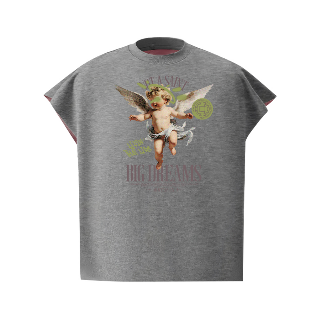 Unisex Heavyweight Boxy Fit Cropped T-Shirt