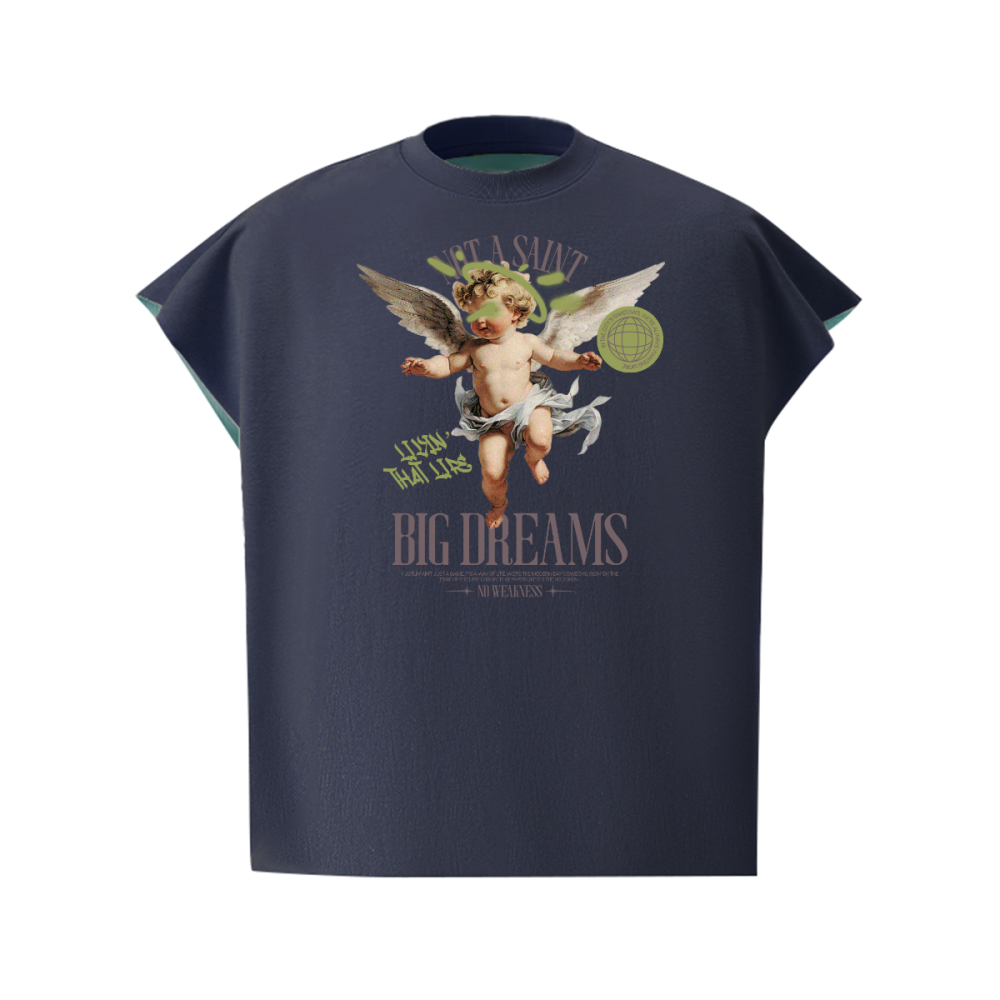 Unisex Heavyweight Boxy Fit Cropped T-Shirt