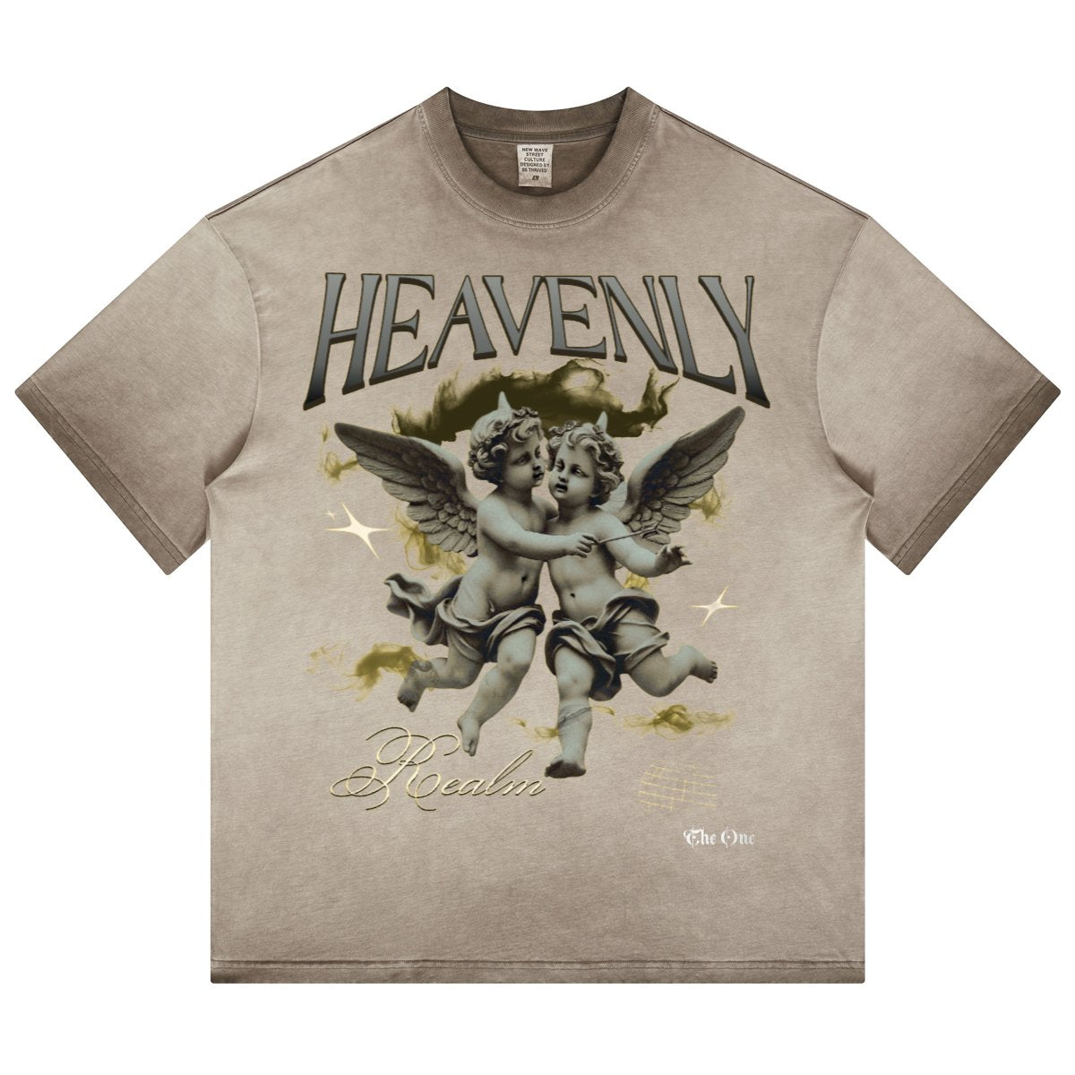 Havenly Heavyweight Washed Gradient Stir Fried T-shirt - The One PR