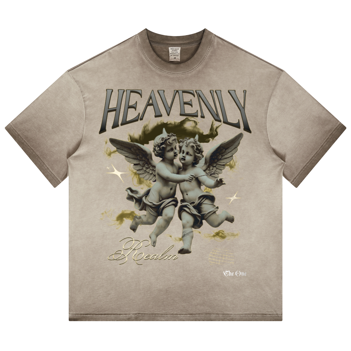 Havenly Heavyweight Washed Gradient Stir Fried T-shirt