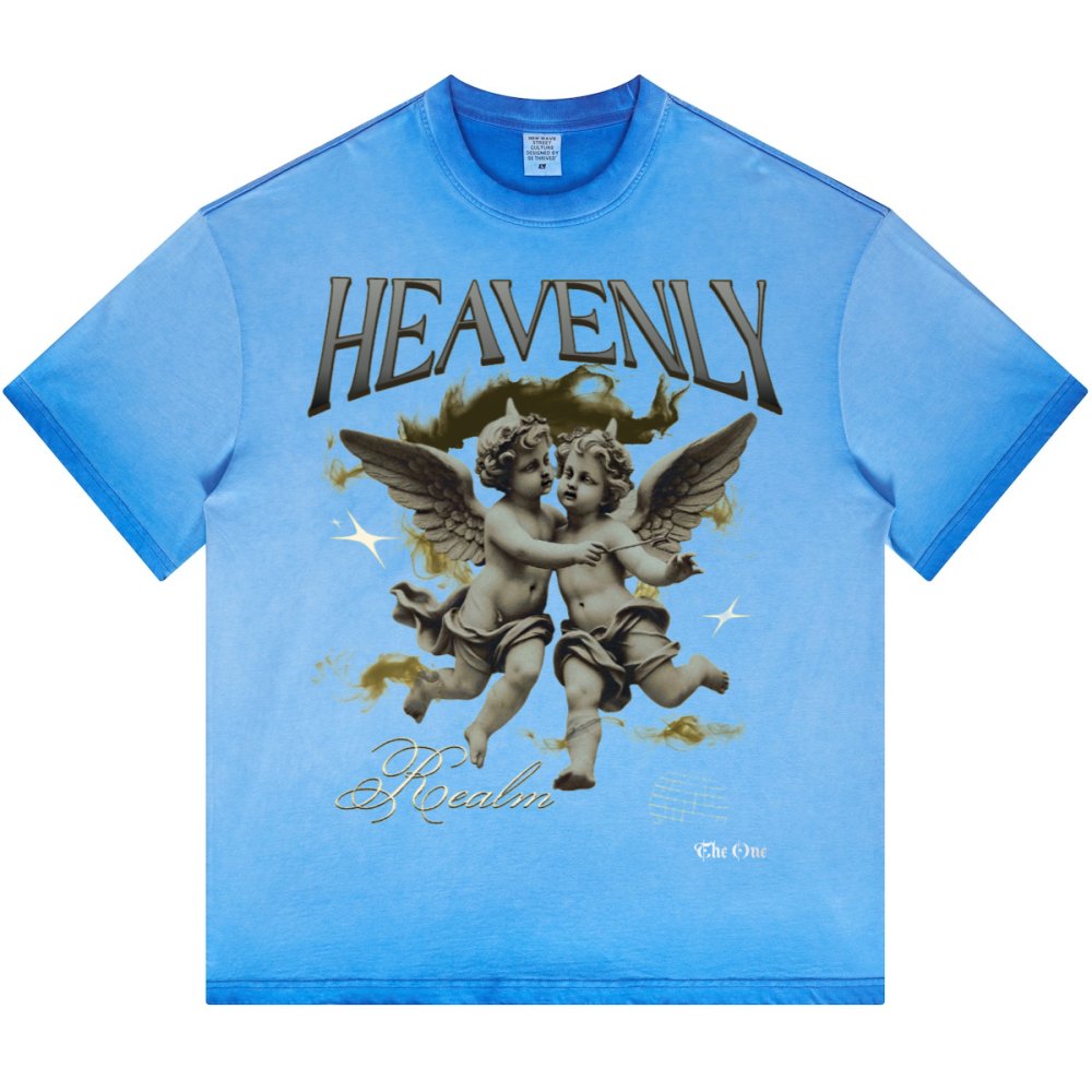 Havenly Heavyweight Washed Gradient Stir Fried T-shirt - The One PR