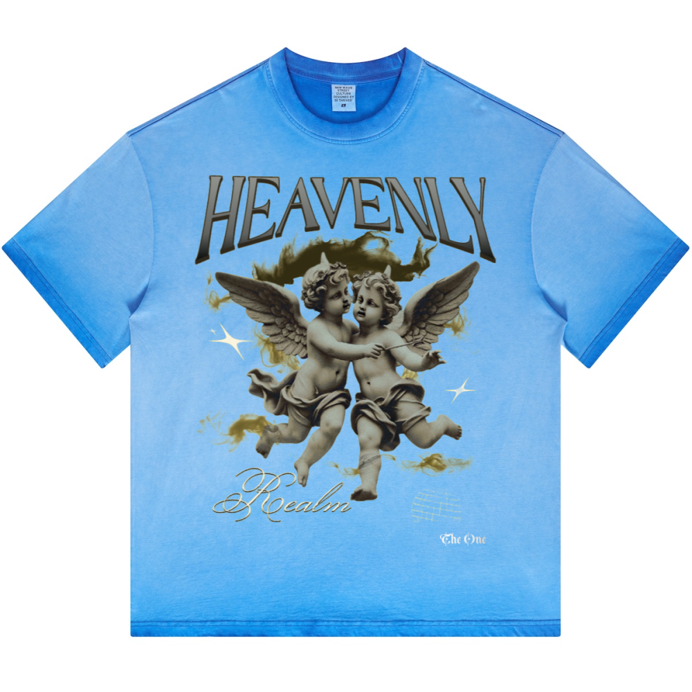 Havenly Heavyweight Washed Gradient Stir Fried T-shirt