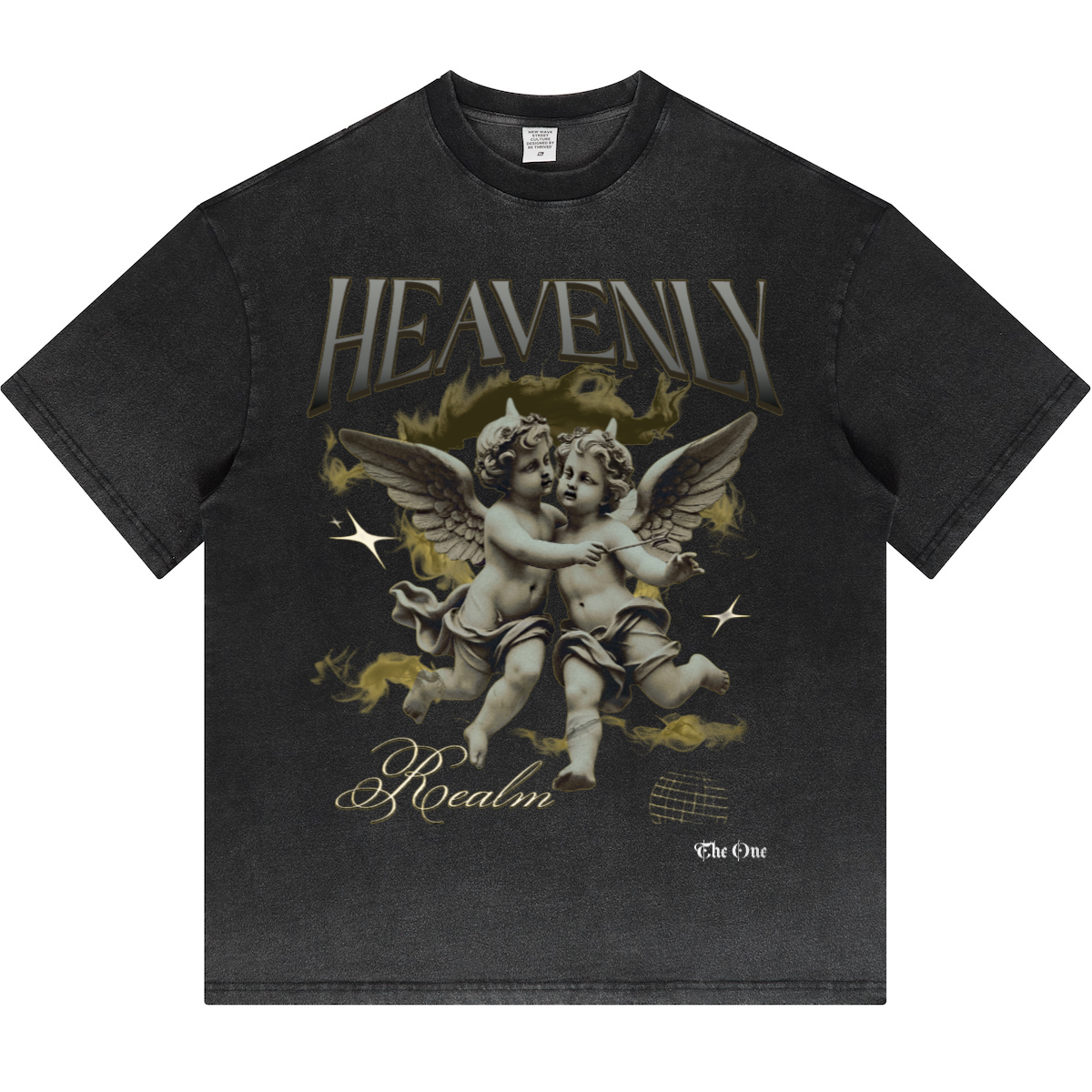 Havenly Heavyweight Washed Gradient Stir Fried T-shirt