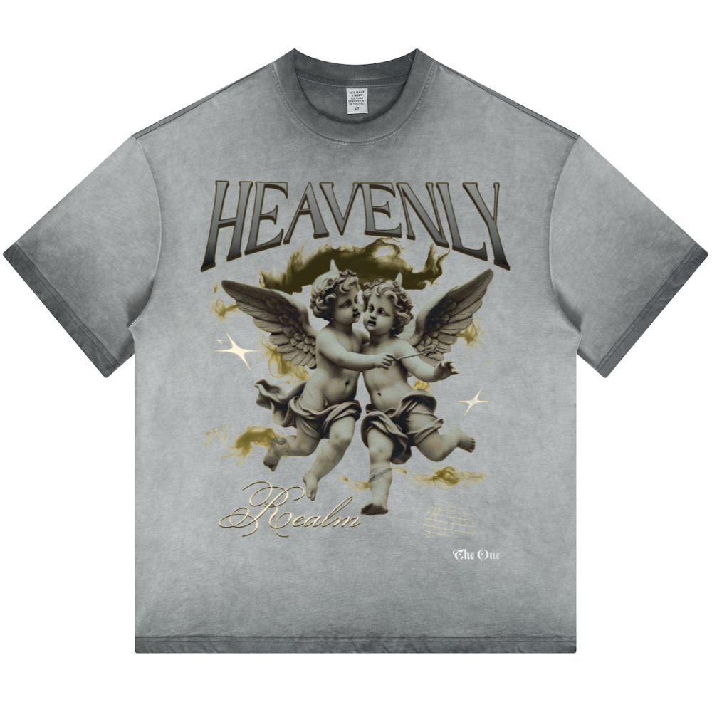 Havenly Heavyweight Washed Gradient Stir Fried T-shirt