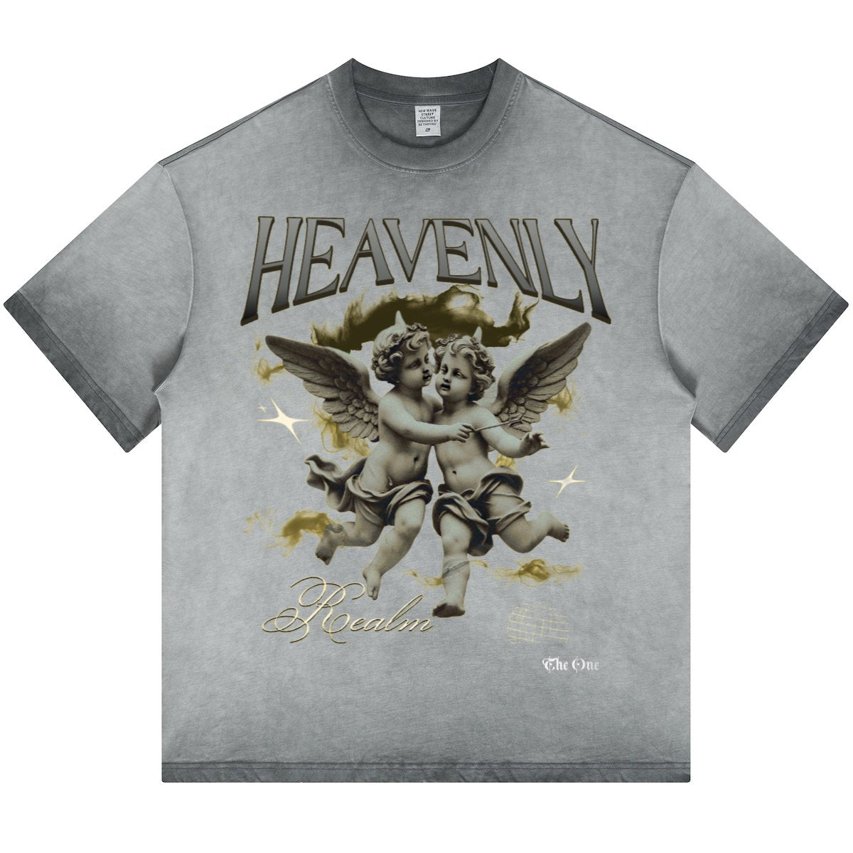 Havenly Heavyweight Washed Gradient Stir Fried T-shirt - The One PR