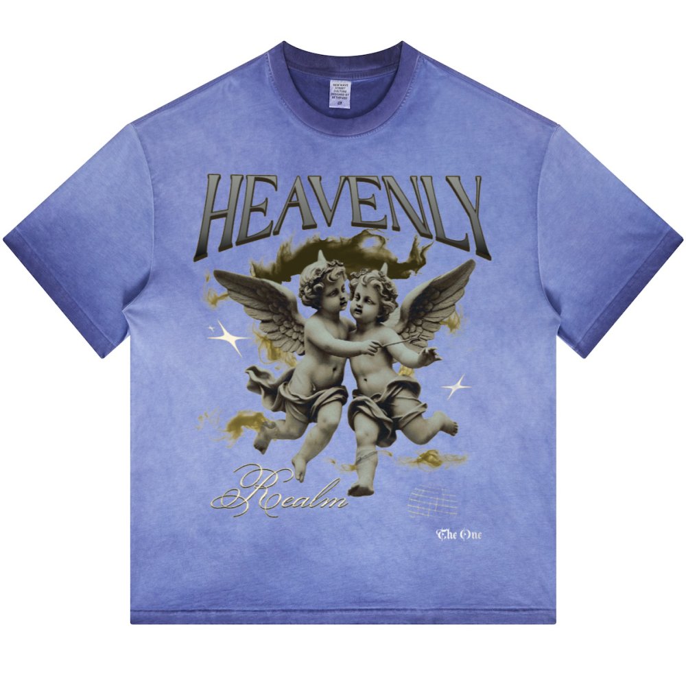 Havenly Heavyweight Washed Gradient Stir Fried T-shirt - The One PR