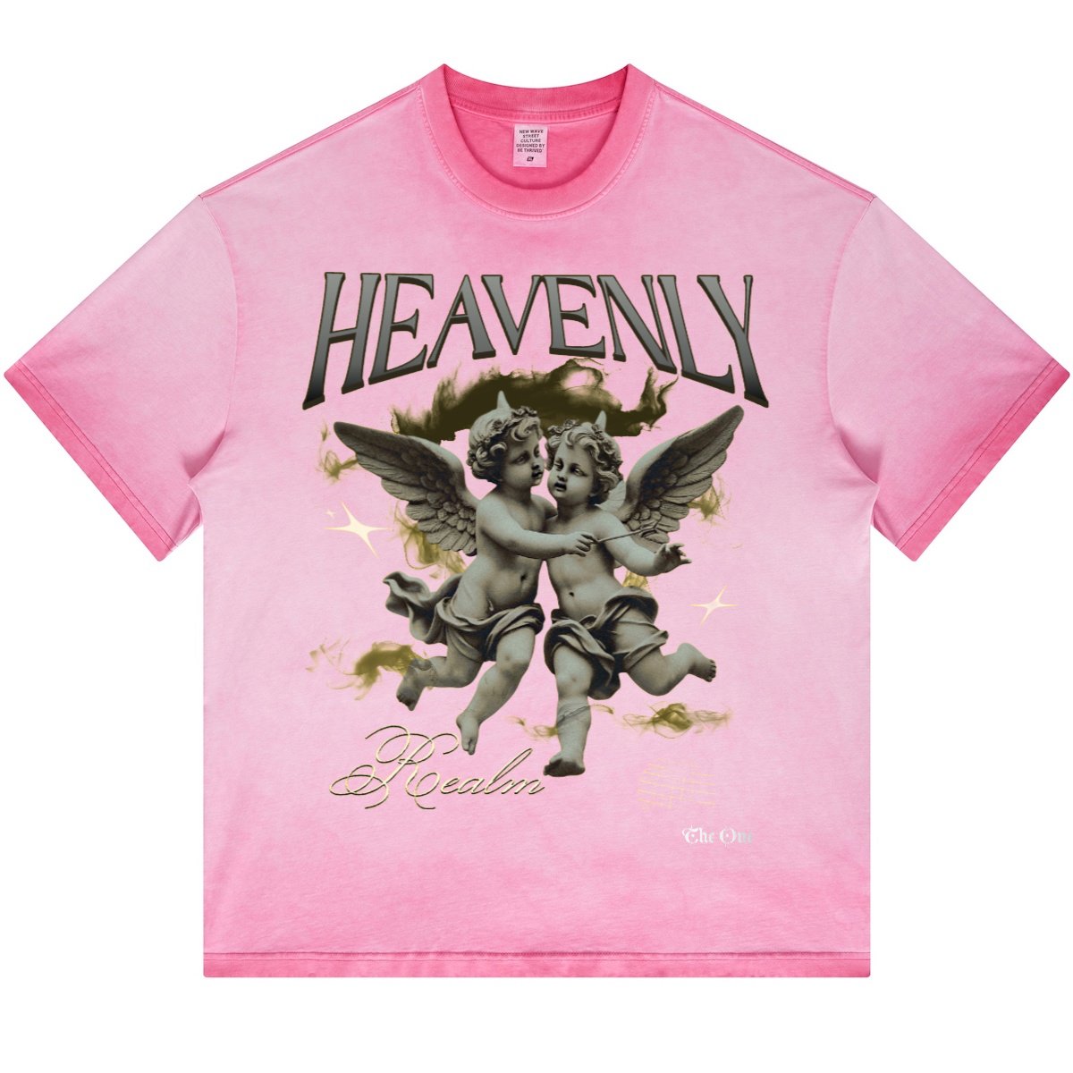 Havenly Heavyweight Washed Gradient Stir Fried T-shirt - The One PR