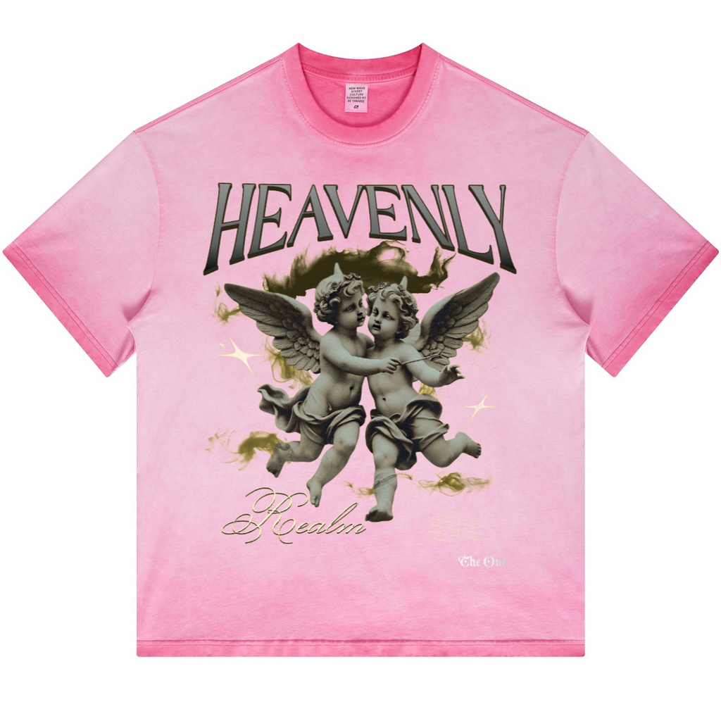 Havenly Heavyweight Washed Gradient Stir Fried T-shirt