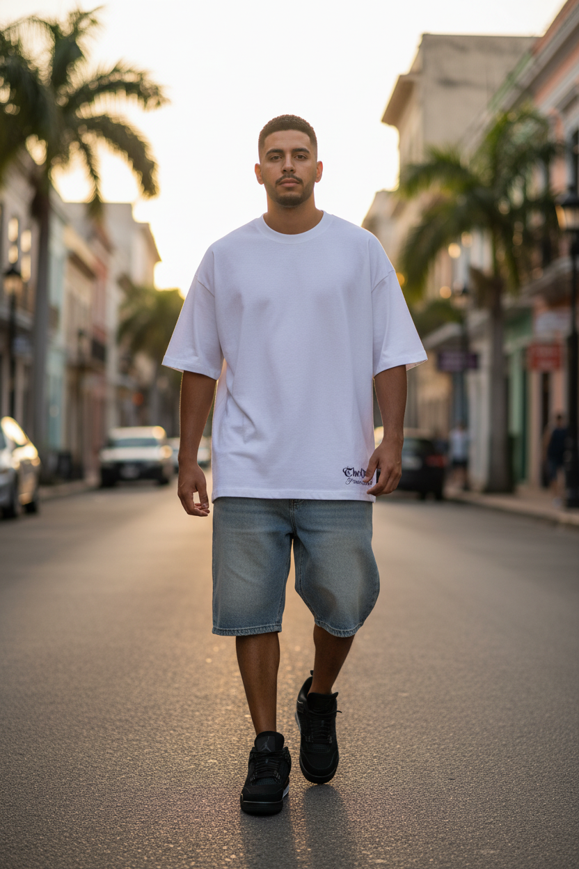 Snooper Cropped Oversized T-Shirt - The One PR